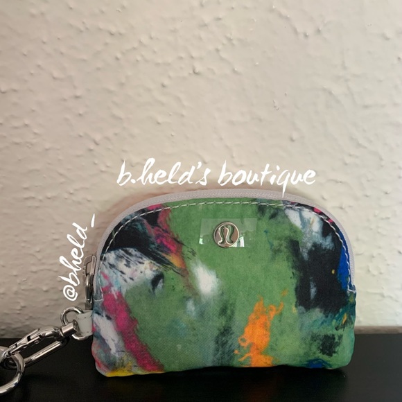 lululemon Dual Pouch Wristlet in No Limits White Multi/Vapor One Size New NWT - Picture 2 of 16